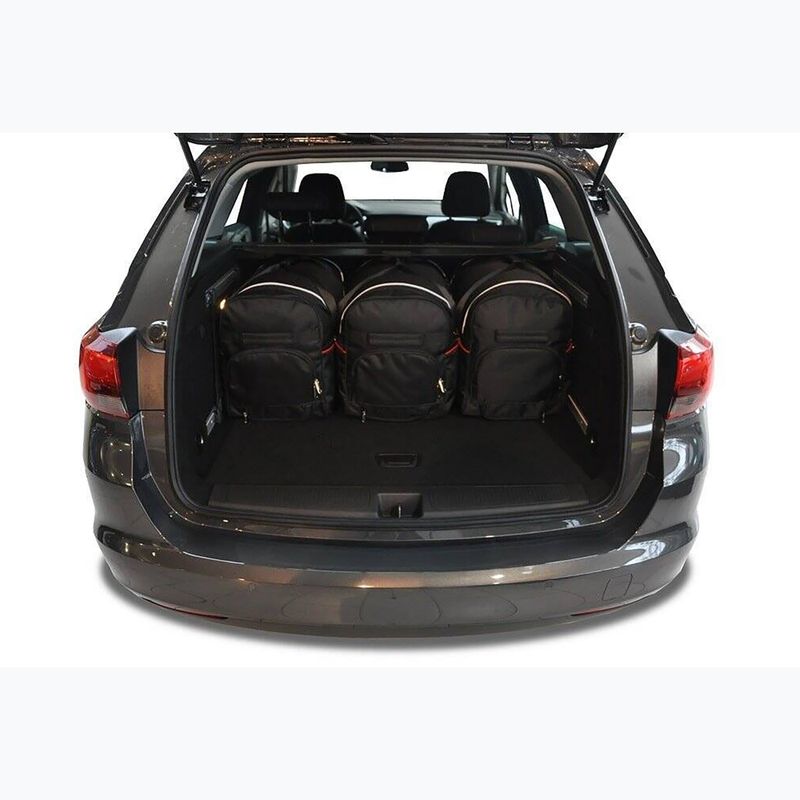 Set di borse per bagaglio KJUST Opel Astra Tourer 2016-2021 5 pezzi nero. 12