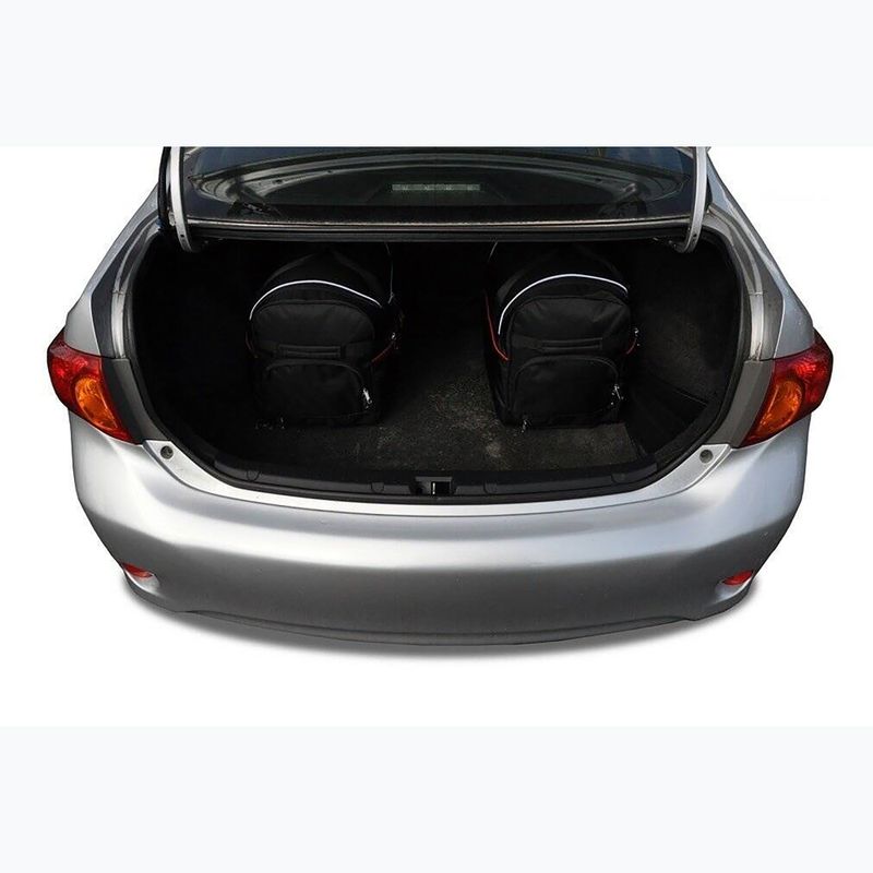 KJUST Toyota Corolla Limousine 2007-2014 set di borse per il bagaglio 5 pezzi nero. 19