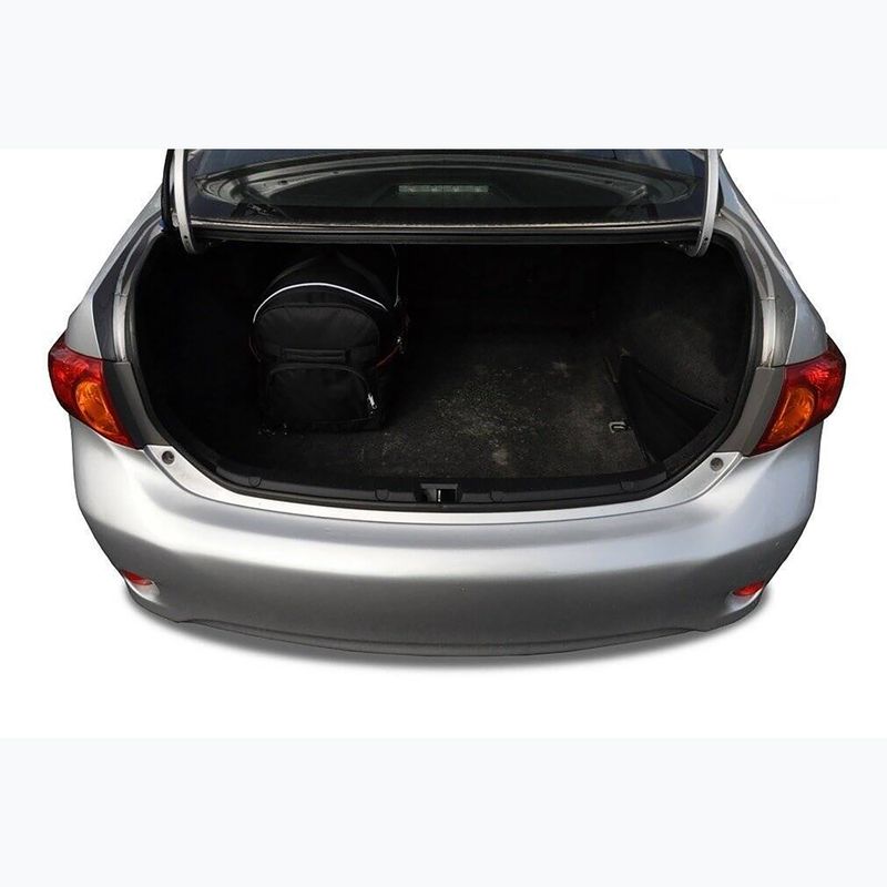 KJUST Toyota Corolla Limousine 2007-2014 set di borse per il bagaglio 5 pezzi nero. 20