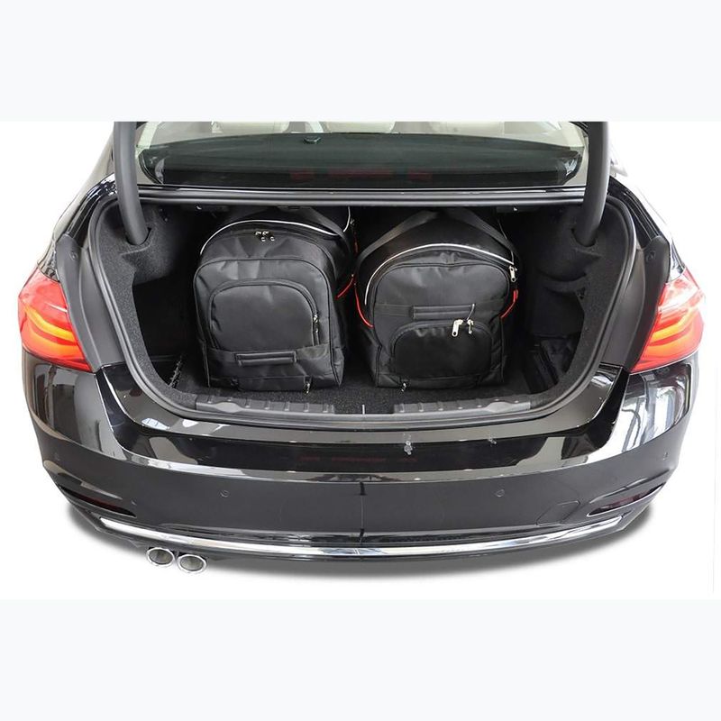 KJUST BMW 3 Limousine borsa bagagliaio set 2012-2018 4 pezzi nero 20