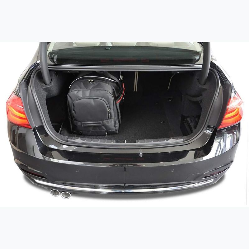 KJUST BMW 3 Limousine borsa bagagliaio set 2012-2018 4 pezzi nero 21