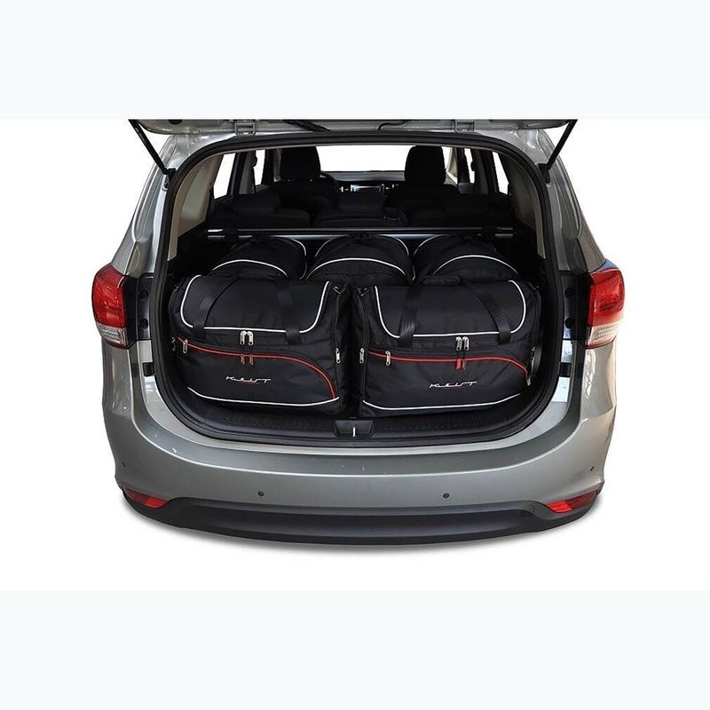KJUST Kia Carens 2013-2018 set di borse per bagagliaio 5 pezzi nero 11