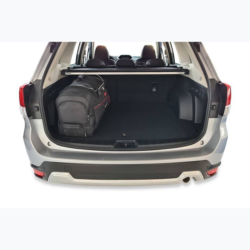 KJUST Subaru Forester 2018+ set di 4 borse per bagagli nero. 16