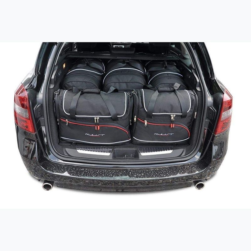 Set di borse per bagaglio KJUST Renault Laguna Grandtour 2007-2015 5 pezzi nero. 12