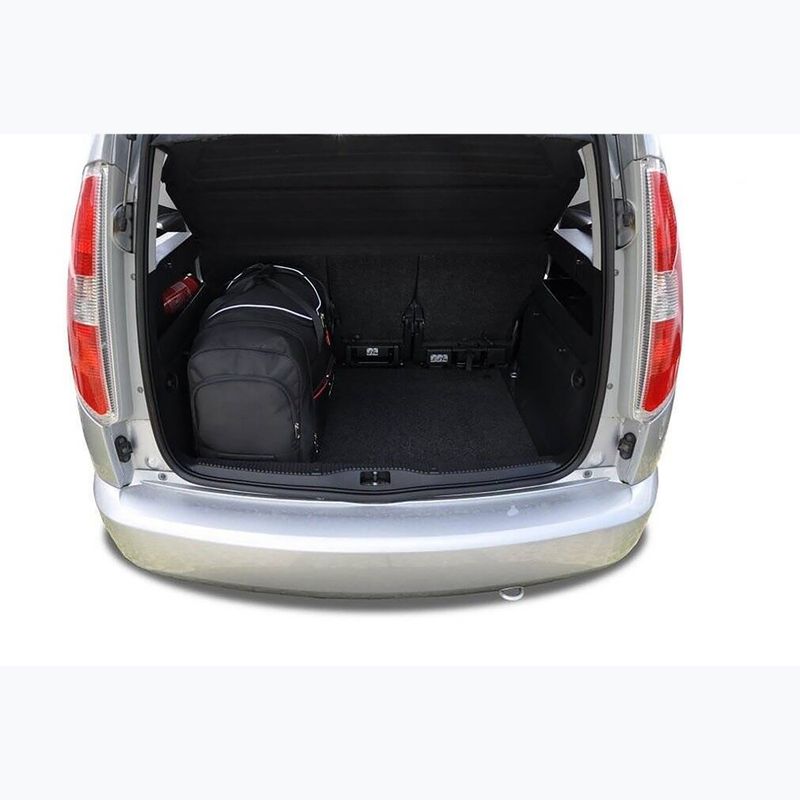 KJUST Set di borse per bagagliaio Skoda Roomster 2006-2015 4 pezzi nero. 15