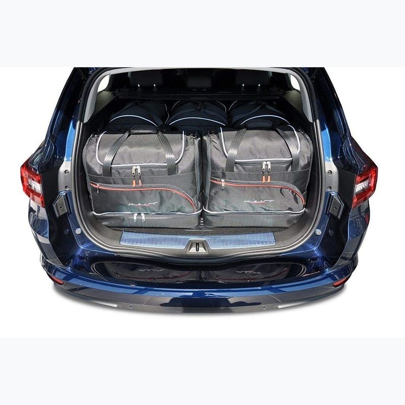 KJUST Renault Talisman Grandtour set di borse 2015-2022 5 pezzi nero. 11