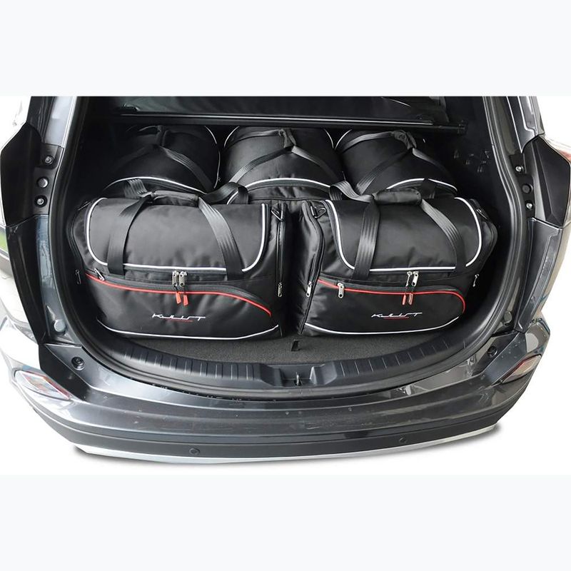 KJUST Toyota Rav4 Hybrid 2016-2018 set di borse per il bagaglio 5 pezzi nero. 14