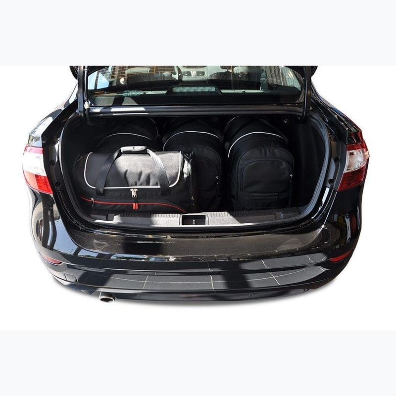 Set di borse per bagaglio KJUST Renault Fluence Limousine 2009-2016 5 pezzi nero. 13