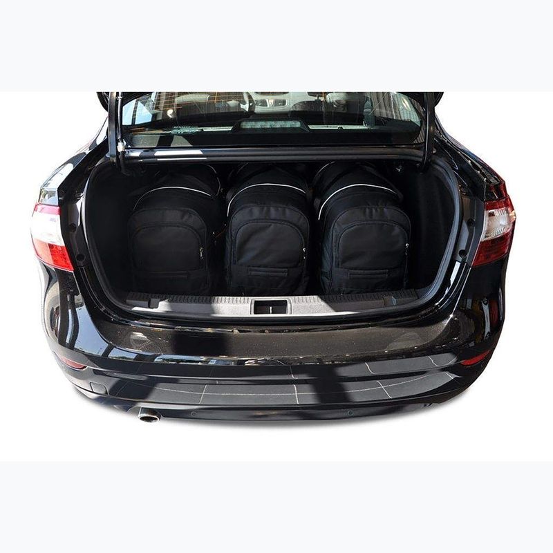 Set di borse per bagaglio KJUST Renault Fluence Limousine 2009-2016 5 pezzi nero. 14