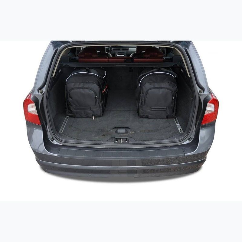 Set di borse portabagagli KJUST Volvo V70 2007-2016 5 pezzi nero. 20