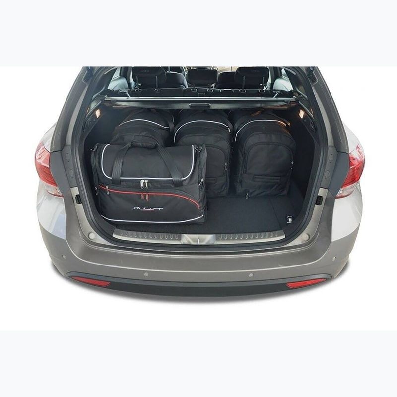Set di borse per bagagliaio KJUST Hyundai I40 Kombi 2011-2019 5 pezzi nero 17