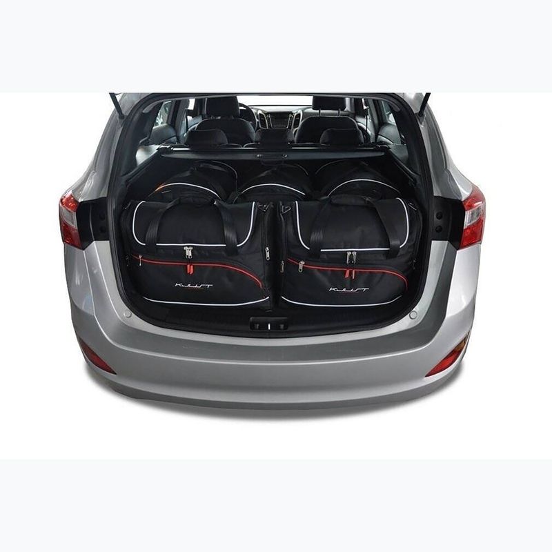 Set di borse per bagagliaio KJUST Hyundai I30 Wagon 2012-2017 5 pezzi nero 16