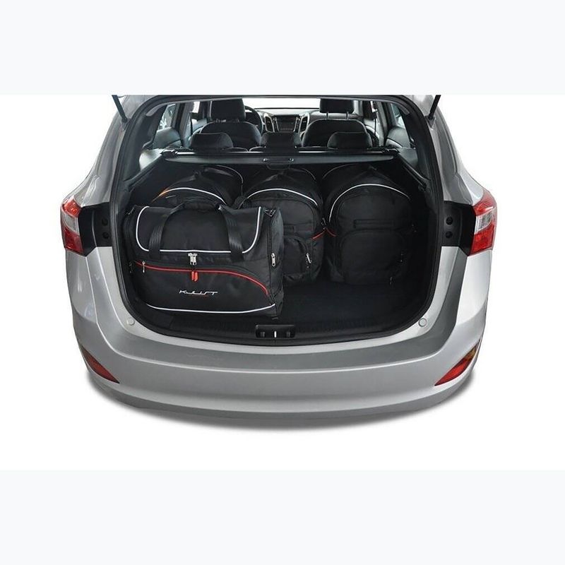 Set di borse per bagagliaio KJUST Hyundai I30 Wagon 2012-2017 5 pezzi nero 17