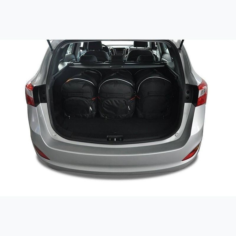 Set di borse per bagagliaio KJUST Hyundai I30 Wagon 2012-2017 5 pezzi nero 18