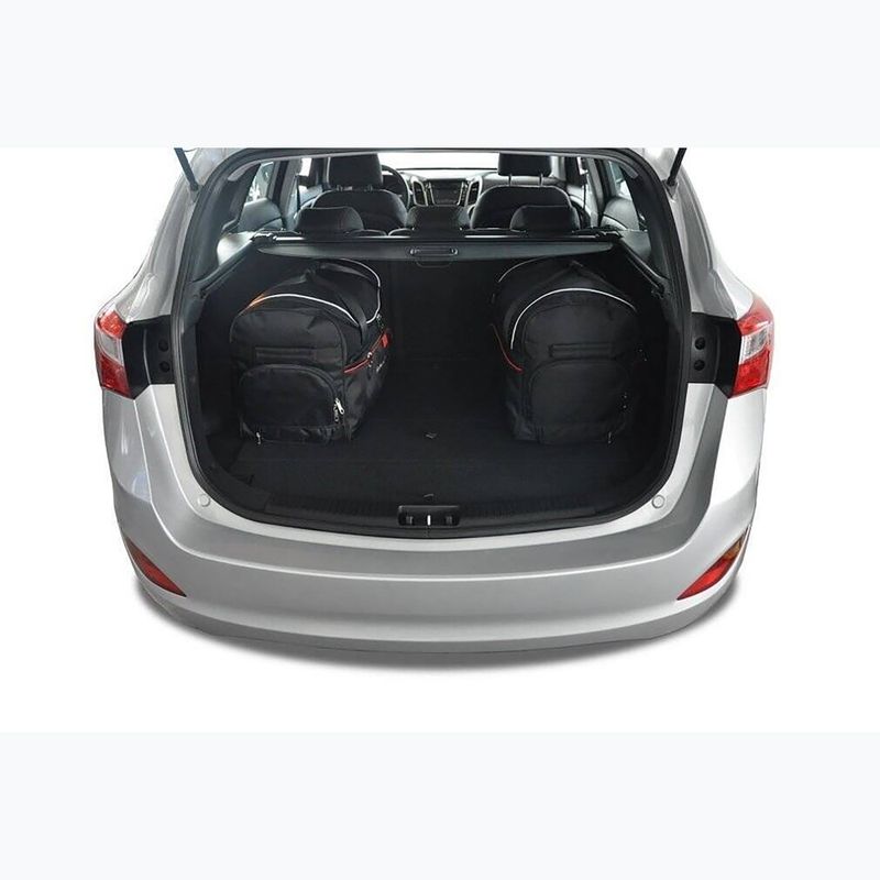 Set di borse per bagagliaio KJUST Hyundai I30 Wagon 2012-2017 5 pezzi nero 19