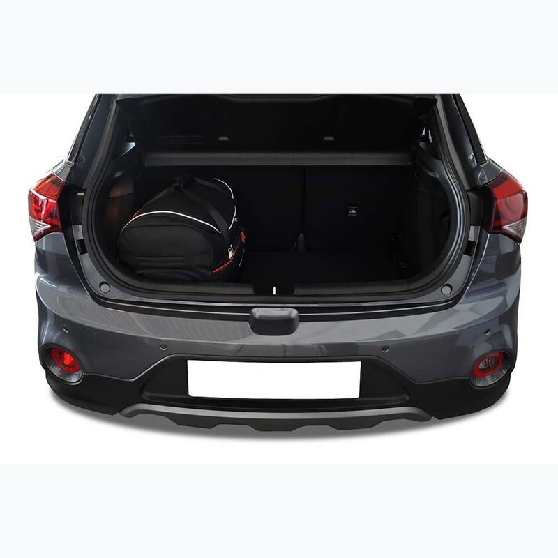 Set di borse portabagagli KJUST Hyundai I20 2014-2020 3 pezzi nero 16