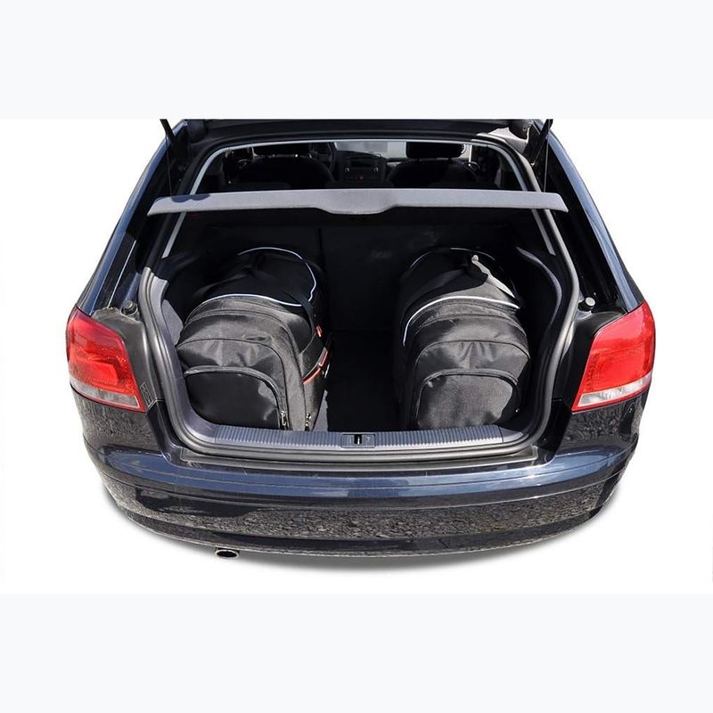 KJUST set borsa bagagliaio Audi A3 2003-2013 3 pezzi nero 17