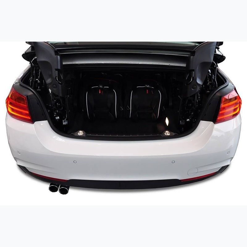 KJUST BMW 4 Cabrio set borse bagagliaio 2013-2020 3 pezzi nero 15
