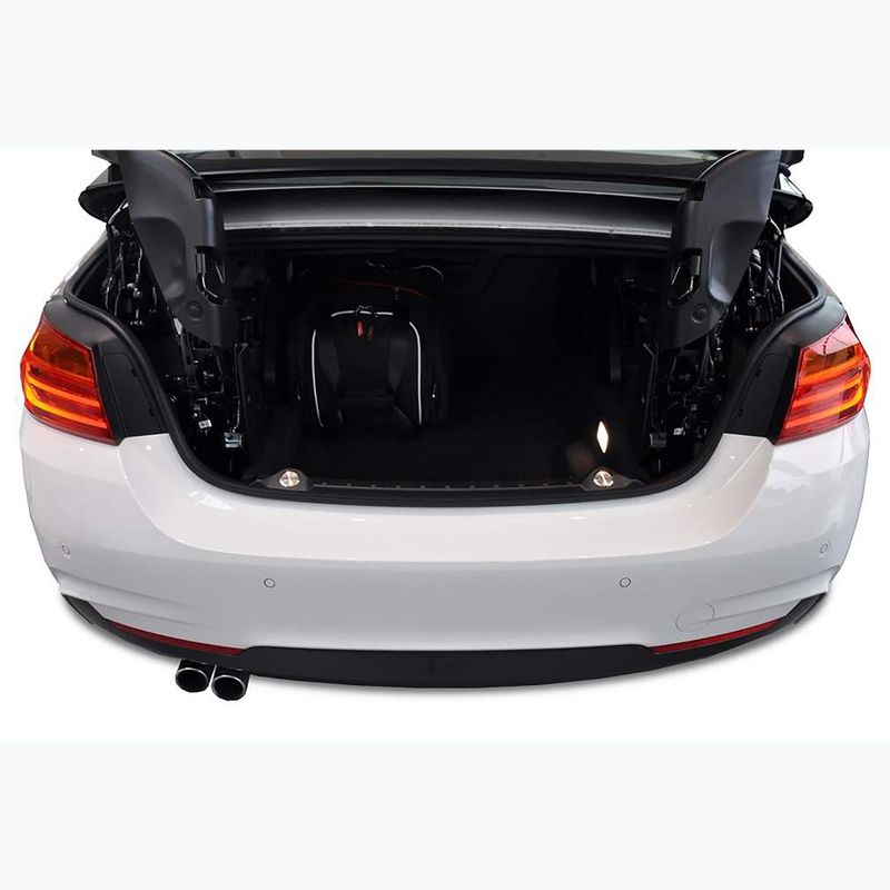 KJUST BMW 4 Cabrio set borse bagagliaio 2013-2020 3 pezzi nero 16