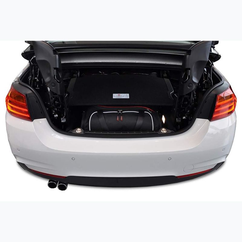 KJUST BMW 4 Cabrio set borse bagagliaio 2013-2020 3 pezzi nero 17