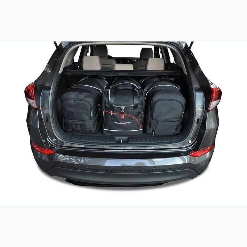 KJUST Hyundai Tucson 2015-2020 set di borse portabagagli 4 pezzi nero 18