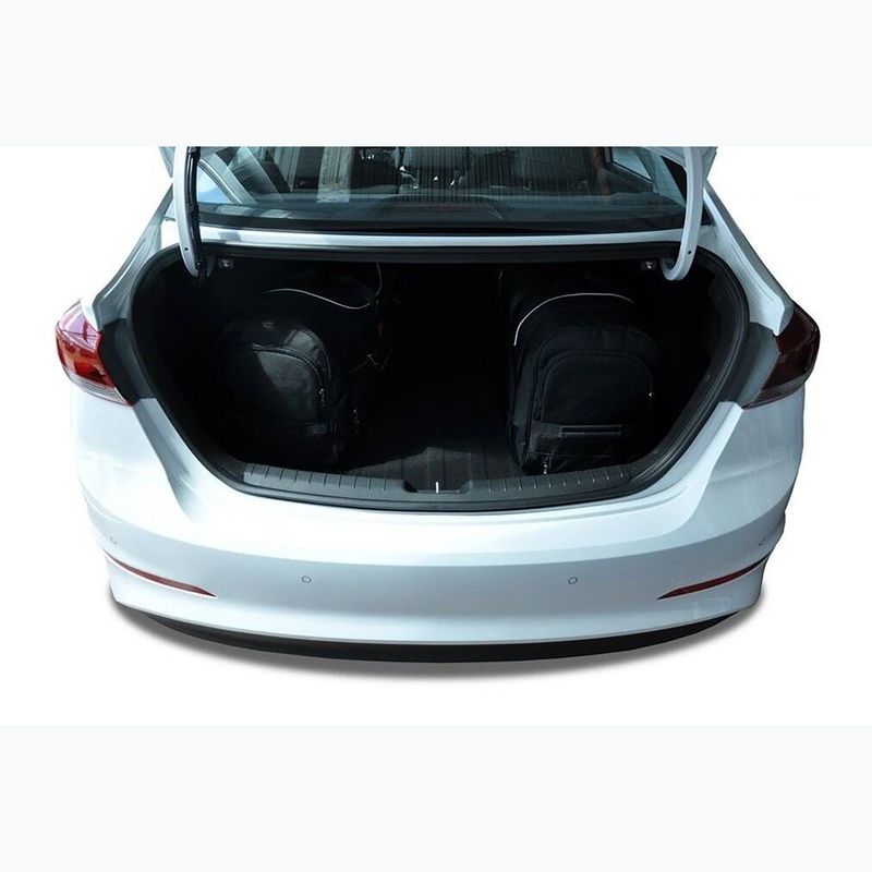 KJUST set di borse per bagagliaio Hyundai Elantra 2016-2020 5 pezzi nero 19
