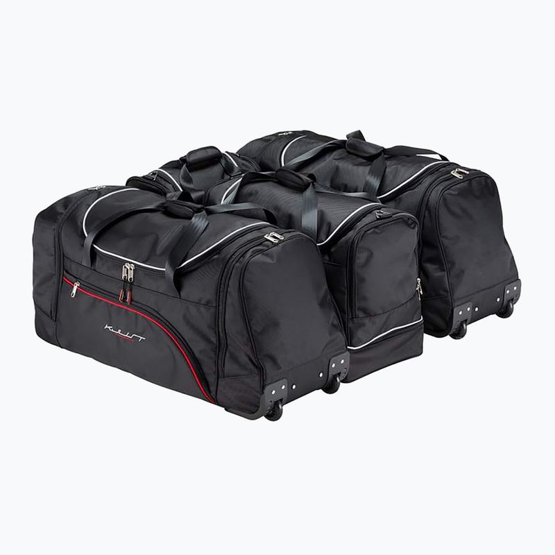 Set borse bagagliaio KJUST Fiat Croma 2005-2010 4 pezzi nero 2