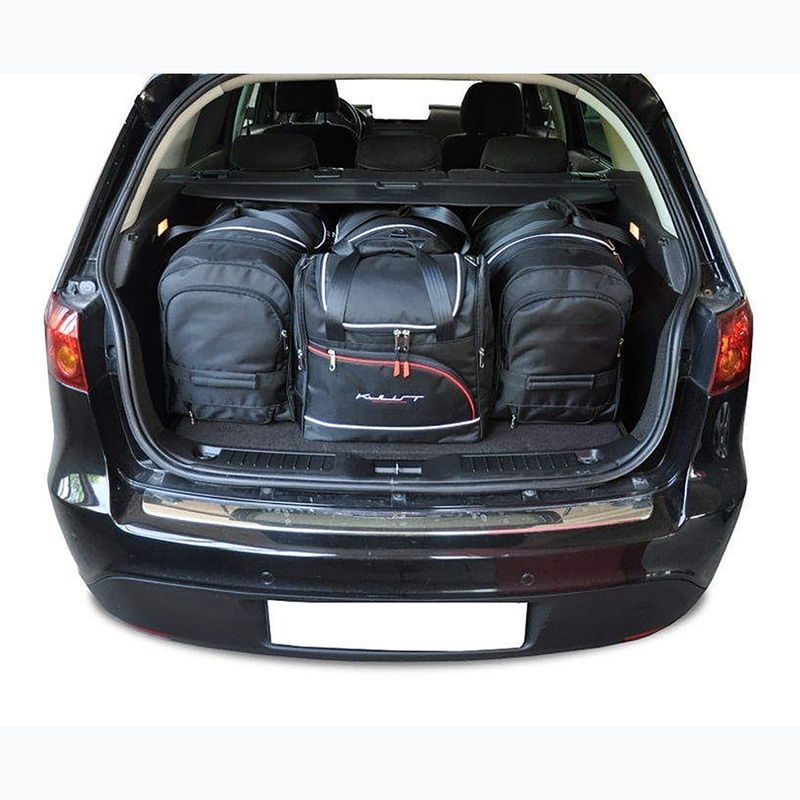 Set borse bagagliaio KJUST Fiat Croma 2005-2010 4 pezzi nero 15