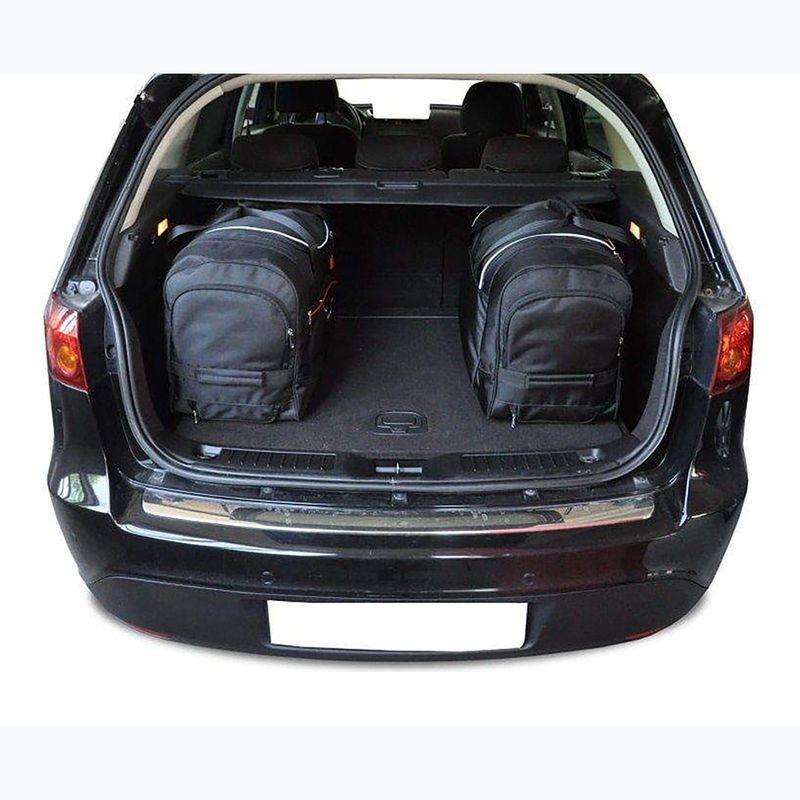 Set borse bagagliaio KJUST Fiat Croma 2005-2010 4 pezzi nero 17