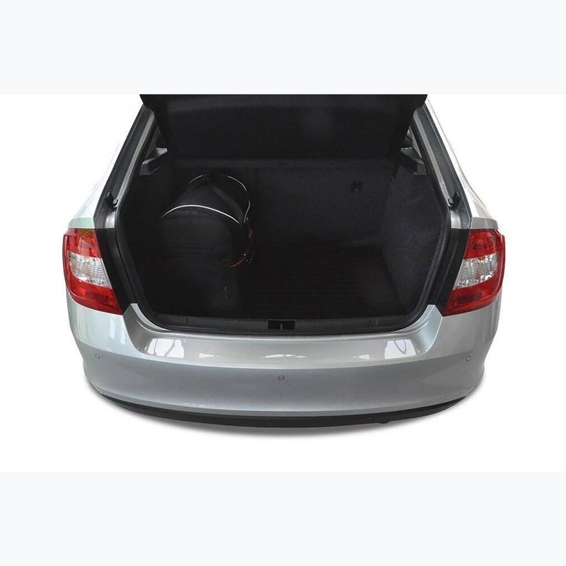 KJUST Skoda Rapid Liftback set di borse per il bagaglio 2012-2019 5 pezzi nero. 16