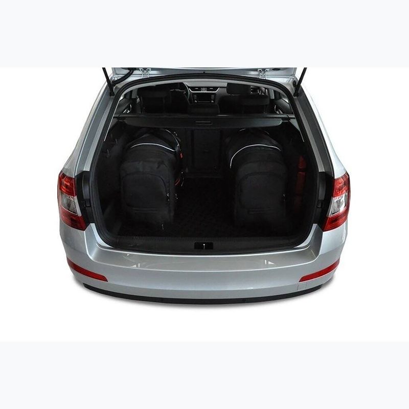 KJUST Skoda Octavia Combi 2013-2020 set di borse portabagagli 5 pezzi nero. 14