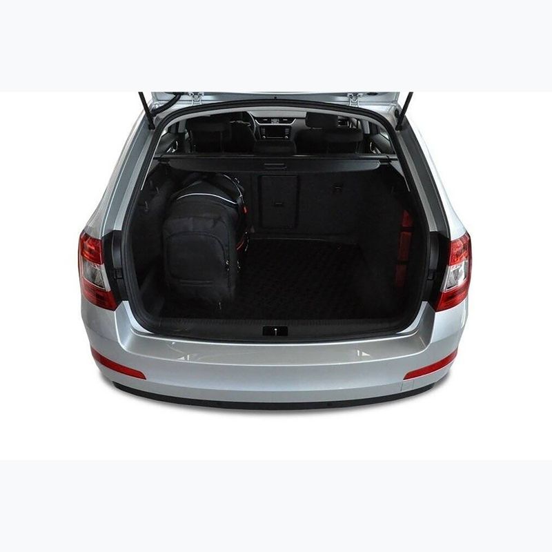 KJUST Skoda Octavia Combi 2013-2020 set di borse portabagagli 5 pezzi nero. 15