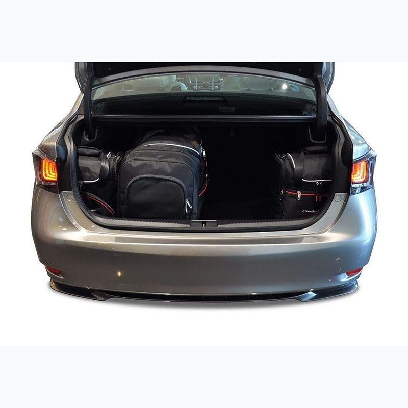 KJUST Lexus GS 2012-2018 set di borse per bagagliaio 4 pezzi nero. 13