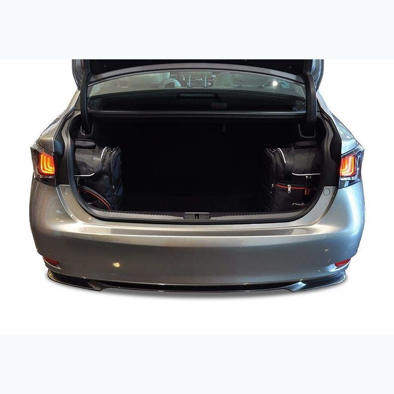 KJUST Lexus GS 2012-2018 set di borse per bagagliaio 4 pezzi nero. 14