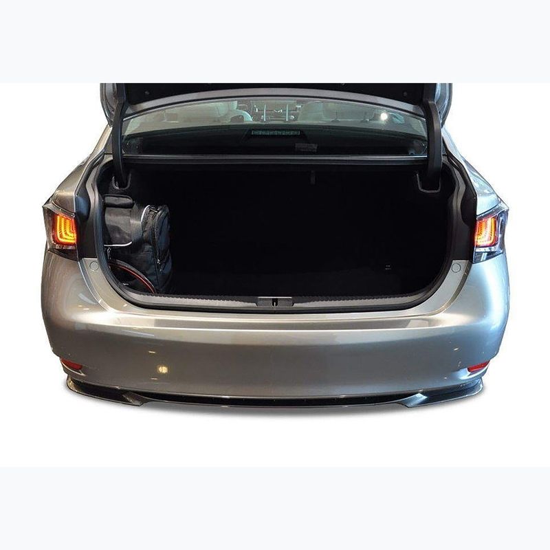 KJUST Lexus GS 2012-2018 set di borse per bagagliaio 4 pezzi nero. 15