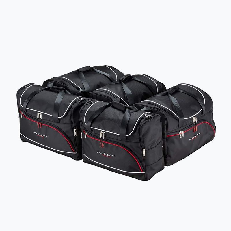 KJUST Mitsubishi Outlander 2012-2020 set di borse portabagagli 5 pezzi nero.