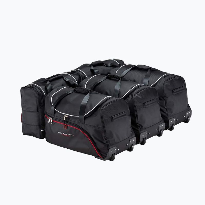 KJUST Mitsubishi Outlander 2012-2020 set di borse portabagagli 5 pezzi nero. 2