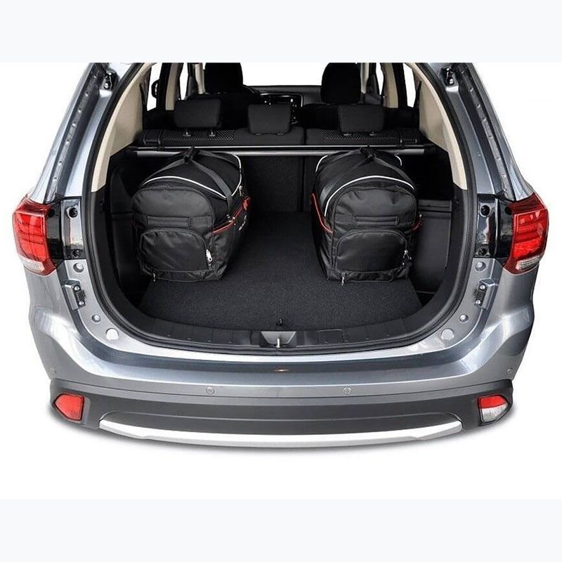 KJUST Mitsubishi Outlander 2012-2020 set di borse portabagagli 5 pezzi nero. 14