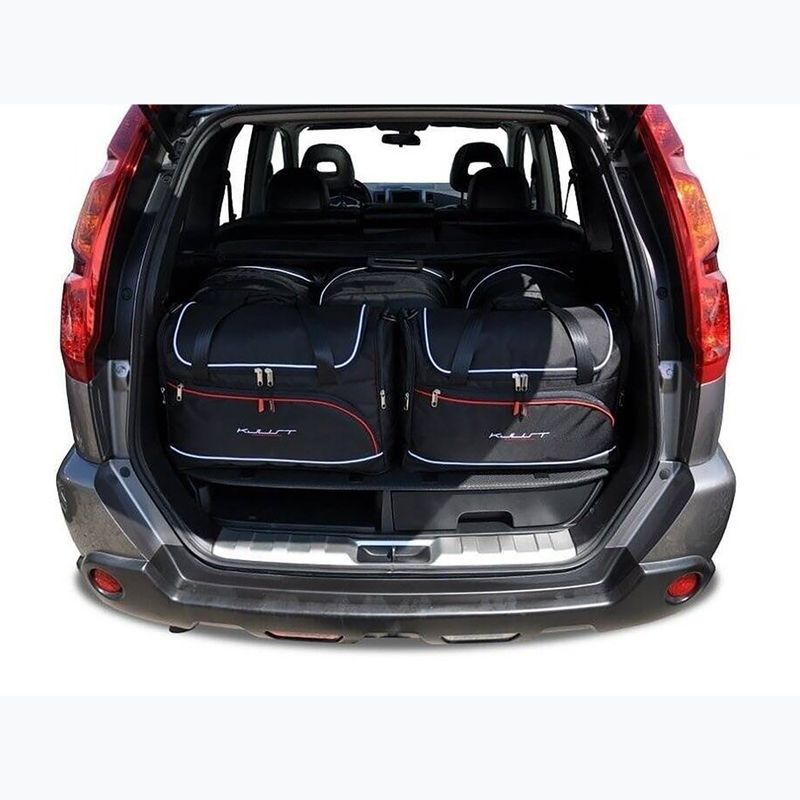 KJUST Nissan X-Trail 2007-2014 set di borse per il bagaglio 5 pezzi nero. 13