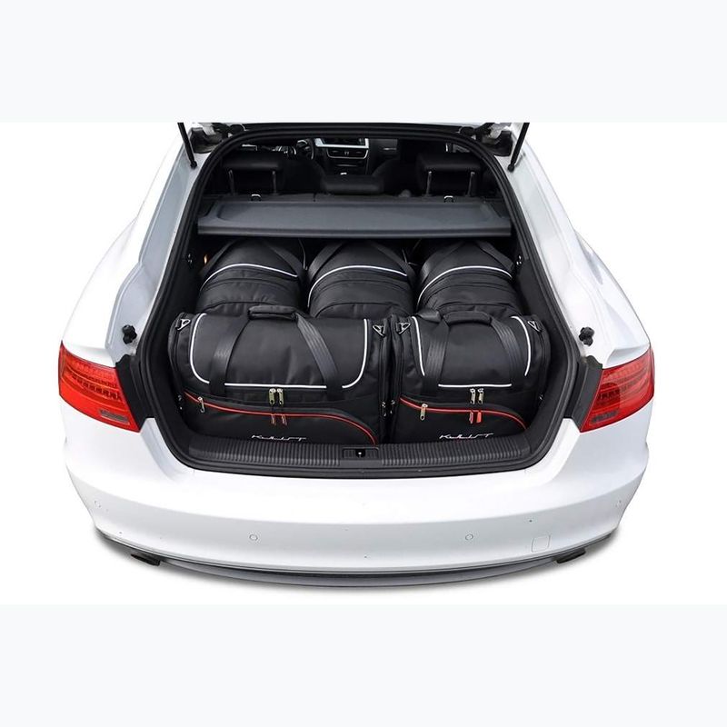 Set di borse portabagagli KJUST Audi A5 Sportback 2009-2016 5 pezzi nero 17