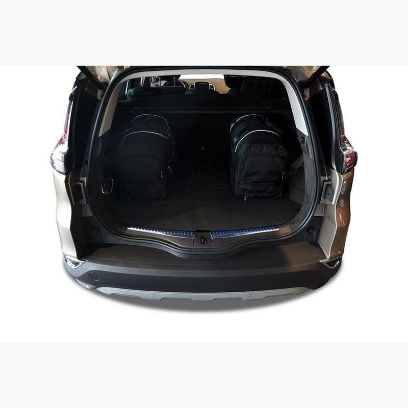 KJUST Renault Espace 2014-2021 set di borse per bagagliaio 5 pezzi nero. 14