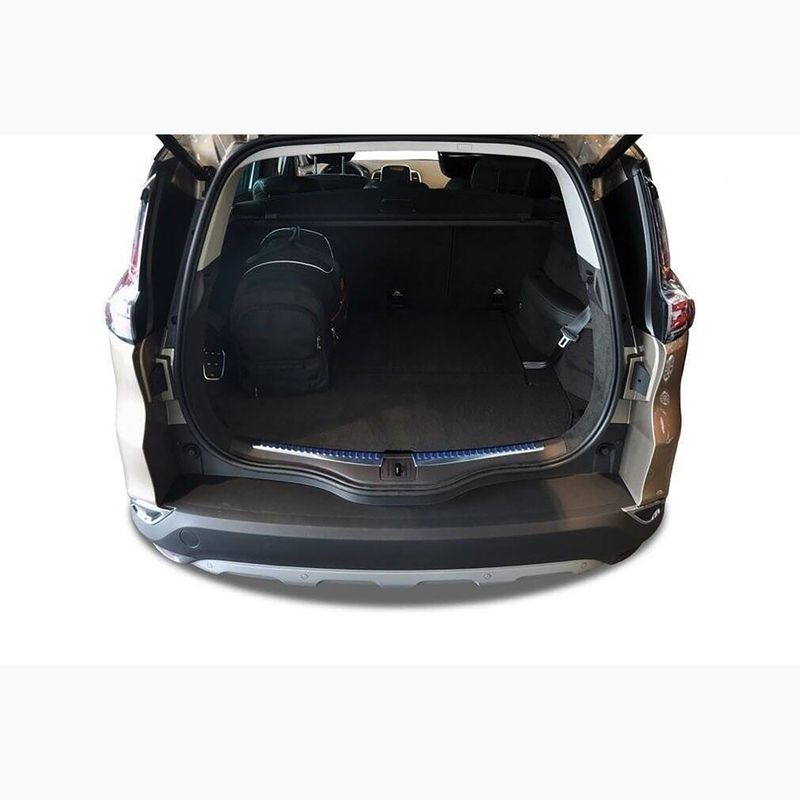 KJUST Renault Espace 2014-2021 set di borse per bagagliaio 5 pezzi nero. 15