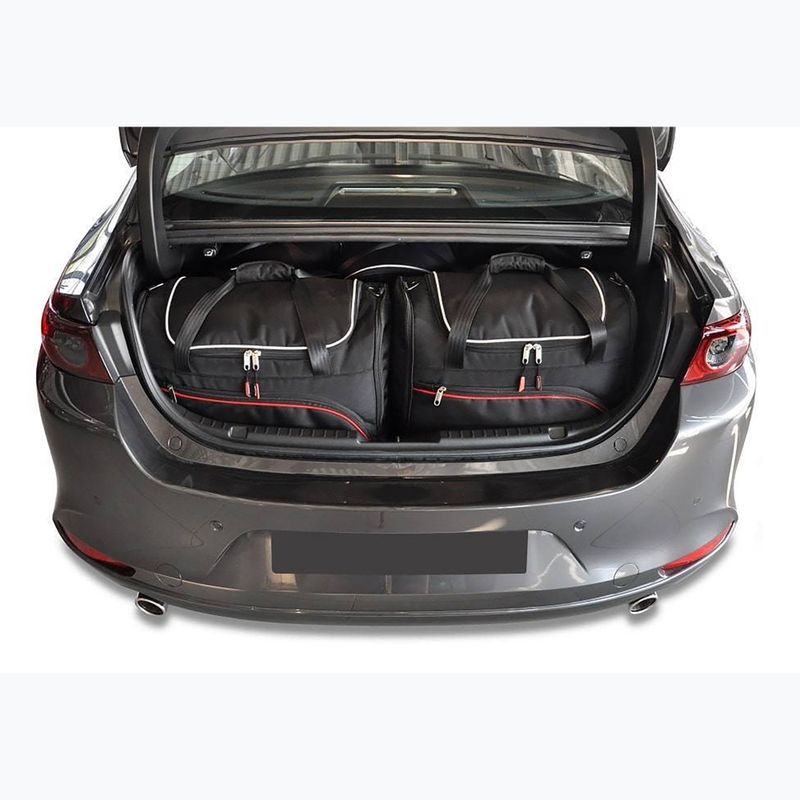 KJUST Mazda 3 Limousine 2018+ 5 set di borse per bagagli nero. 11