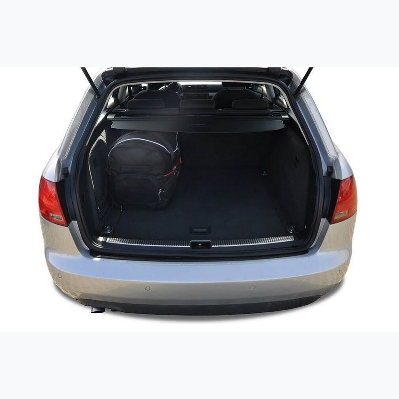 KJUST Set di borse per bagagliaio Audi A4 Avant 2004-2008 5 pezzi nero 22