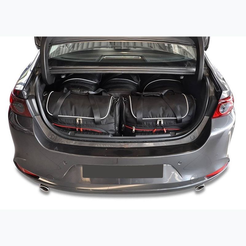 KJUST Mazda 3 Limousine 2018+ 5 set di borse per bagagli nero. 12