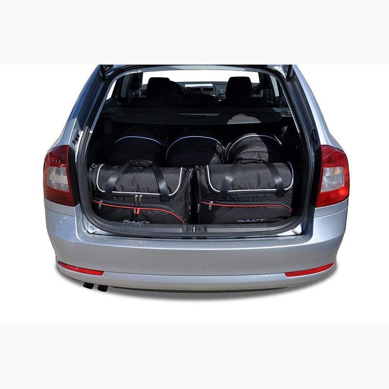 Set di borse bagagliaio KJUST Skoda Octavia Combi 2004-2013 5 pezzi nero. 11