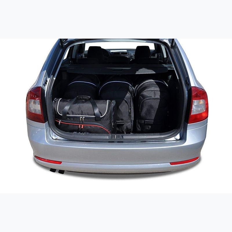 Set di borse bagagliaio KJUST Skoda Octavia Combi 2004-2013 5 pezzi nero. 12