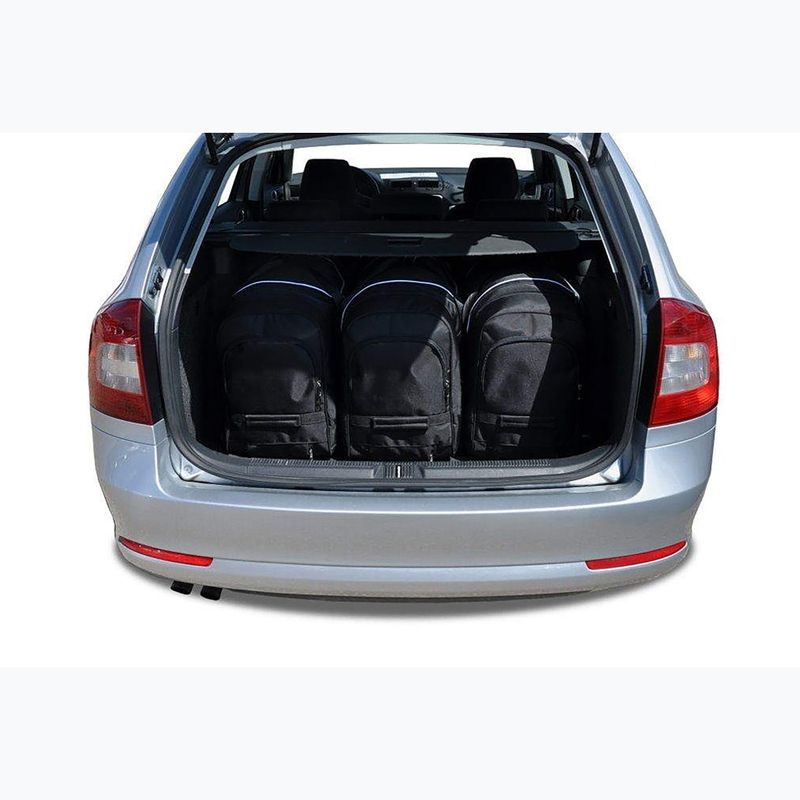 Set di borse bagagliaio KJUST Skoda Octavia Combi 2004-2013 5 pezzi nero. 13