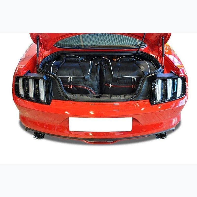 KJUST Ford Mustang Fastback 2014-2023 set di borse portabagagli 5 pezzi nero 17