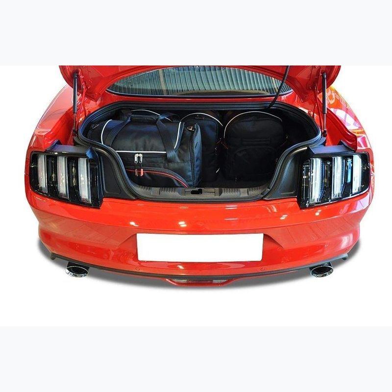 KJUST Ford Mustang Fastback 2014-2023 set di borse portabagagli 5 pezzi nero 18